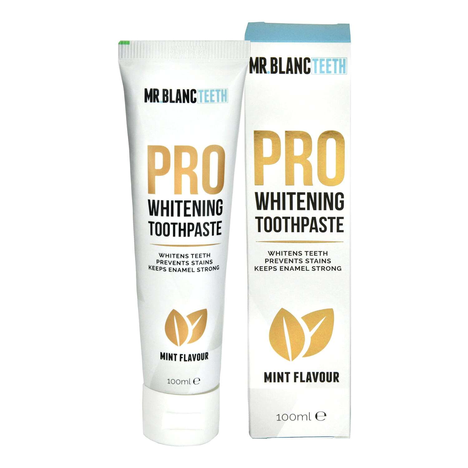 mr blanc teeth pro whitening toothpaste