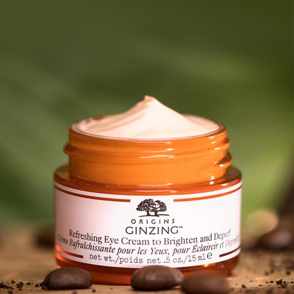 ORIGINS GINZING REFRESHING EYE CREAM, TO BRIGHTEN AND DEFLATE
