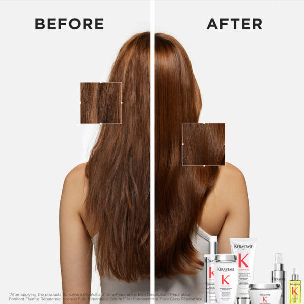 CONCENTRÉ DÉCALCIFIANT ULTRA-RÉPARATEUR REPAIRING PRE-SHAMPOO TREATMENT - Image 2