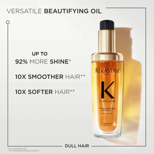 Elixir Ultime Refillable Hydrating Hair Oil - Image 3
