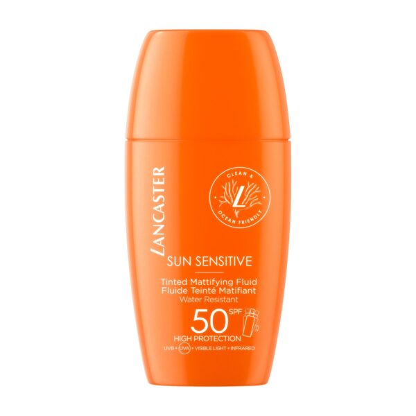 LANCASTER SUN SENSITIVE TINTED MATTIFYING FLUID SPF50